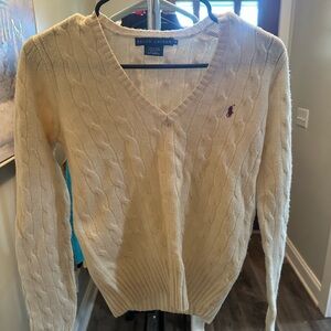 Ralph Lauren Ivory Wool/Cashmere Sweater
